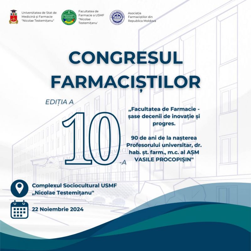 congresul farmaciștilor din Republica Moldova